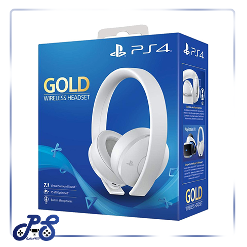 خرید هدست Gold کنسول PS4 سفید - سری جدید